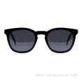 Trendy Custom Bevel Square Acetate Polarized Sunglasses